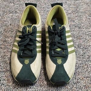 K-Swiss Vintage Style Low-Top Green Sneakers 7
